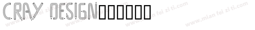 cray design字体转换